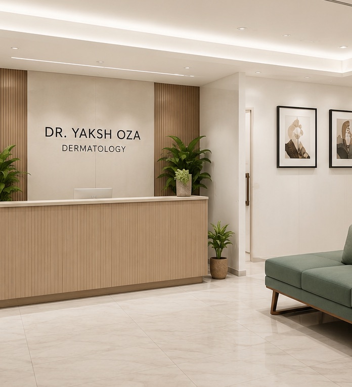 Reception at Dr. Yaksh Oza Dermatology